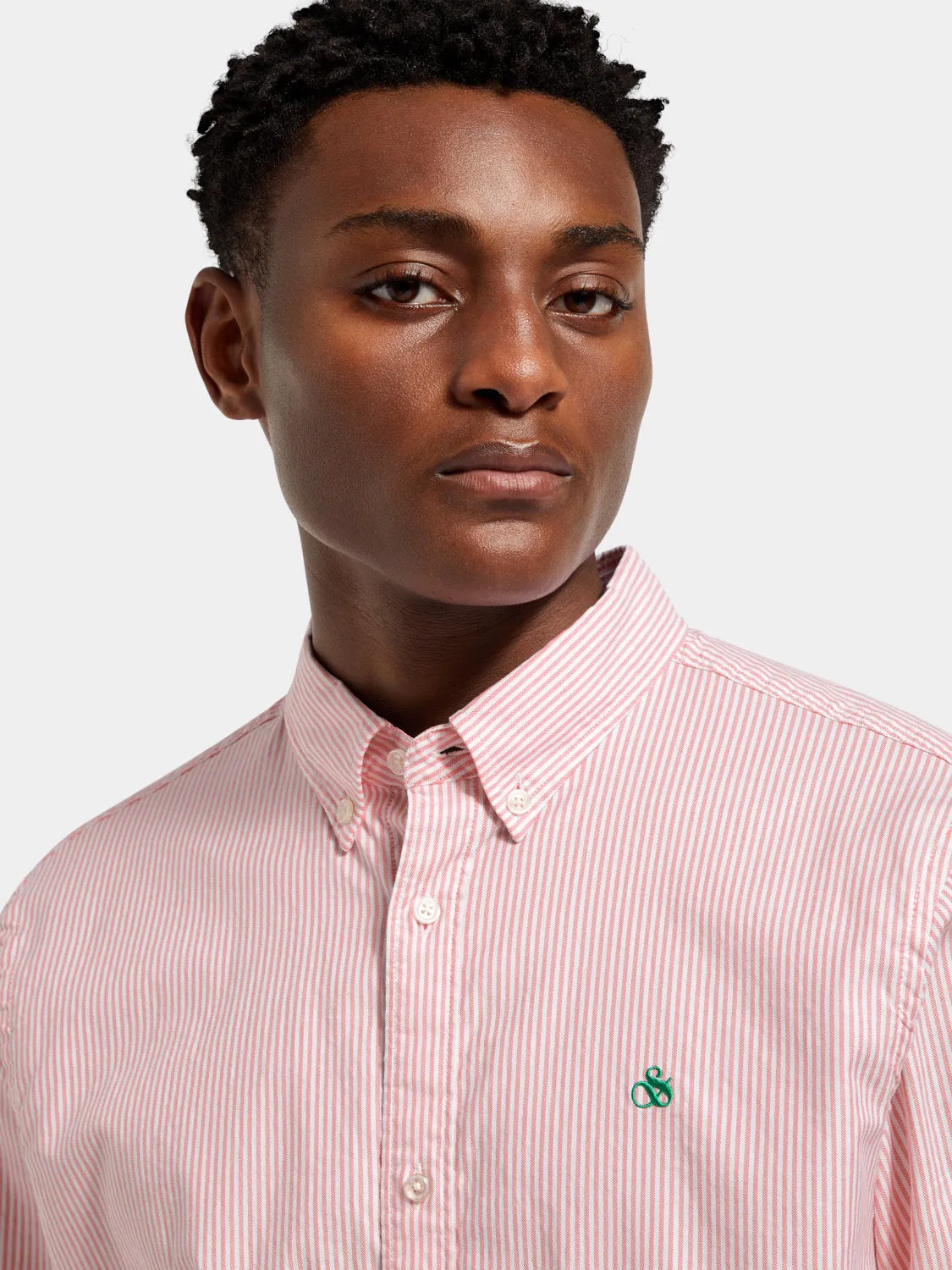Classic striped Oxford shirt