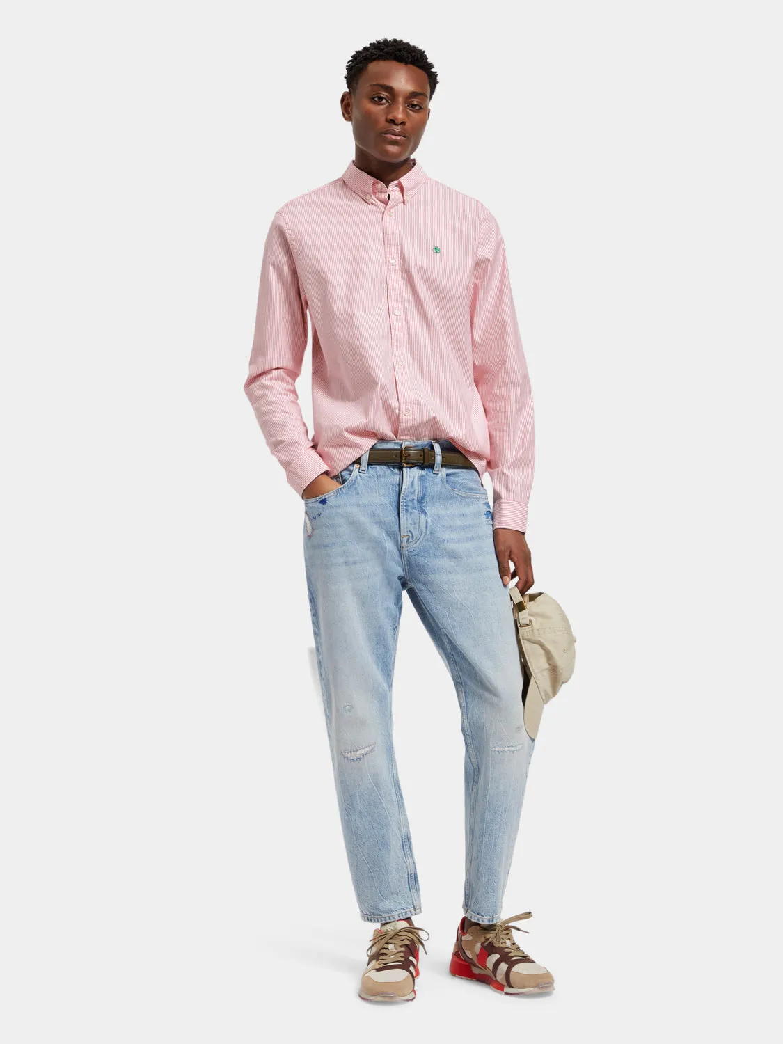 Classic striped Oxford shirt