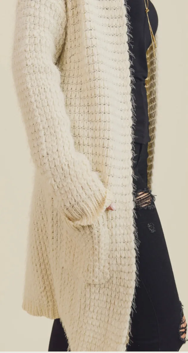 Cozy Creme Cardigan