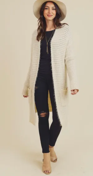 Cozy Creme Cardigan