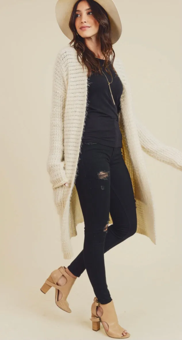 Cozy Creme Cardigan