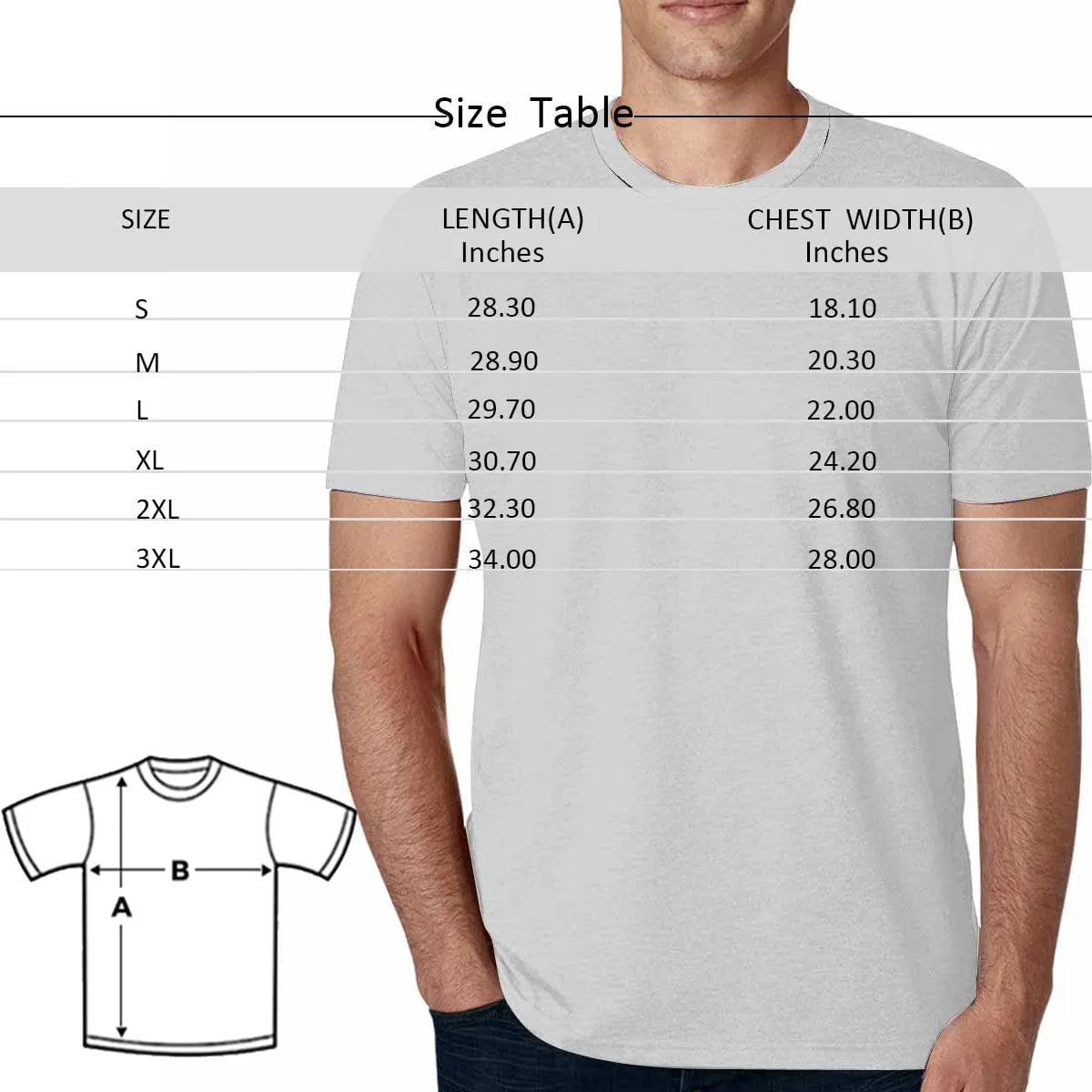 Custom Photo Shirt Best Dad Men's All Over Print T-shirt Put Your Face on A Shirt for Fahter's Day