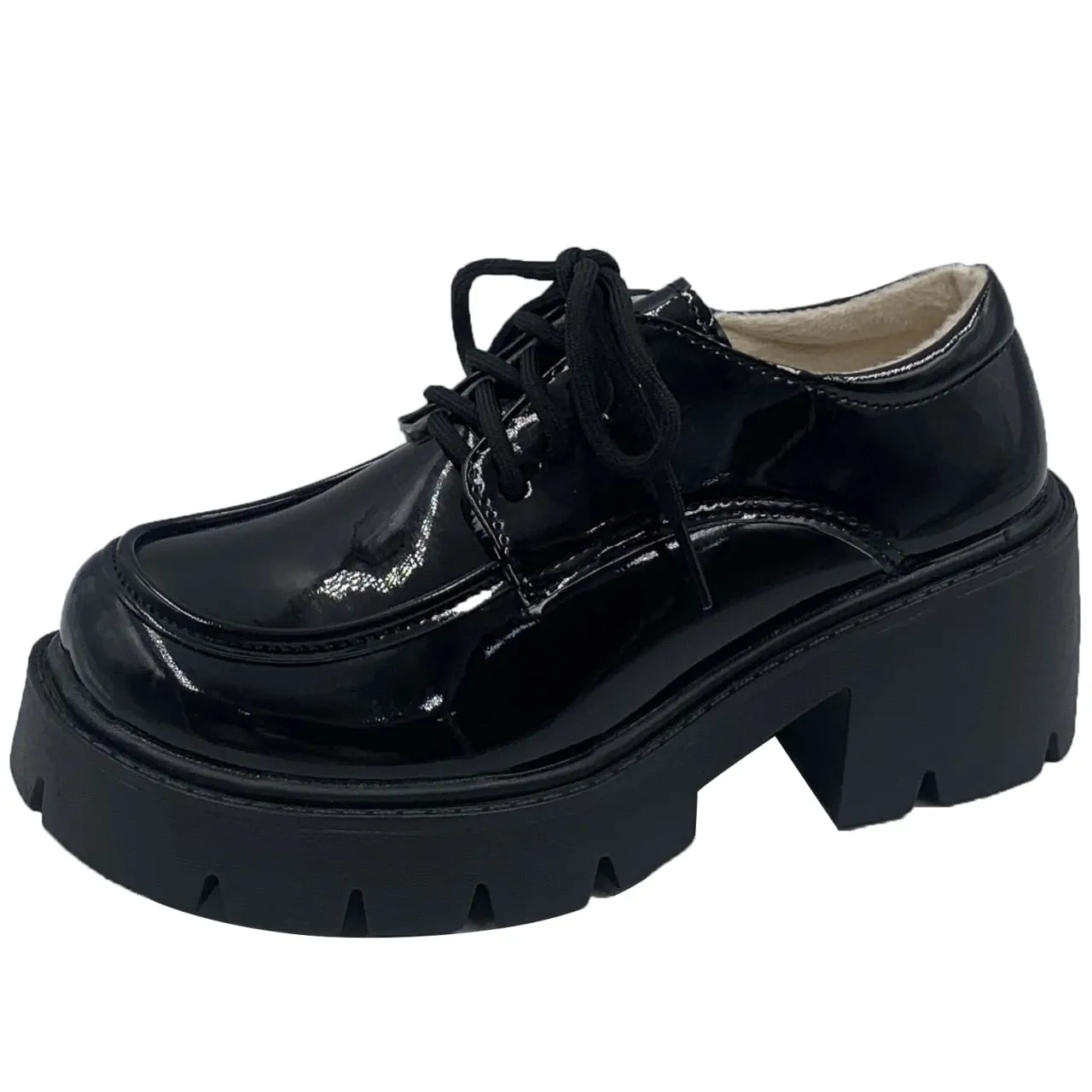 Dark Academia British School Uniform Shoes