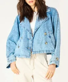 Denim Jacket - Washed Light Blue