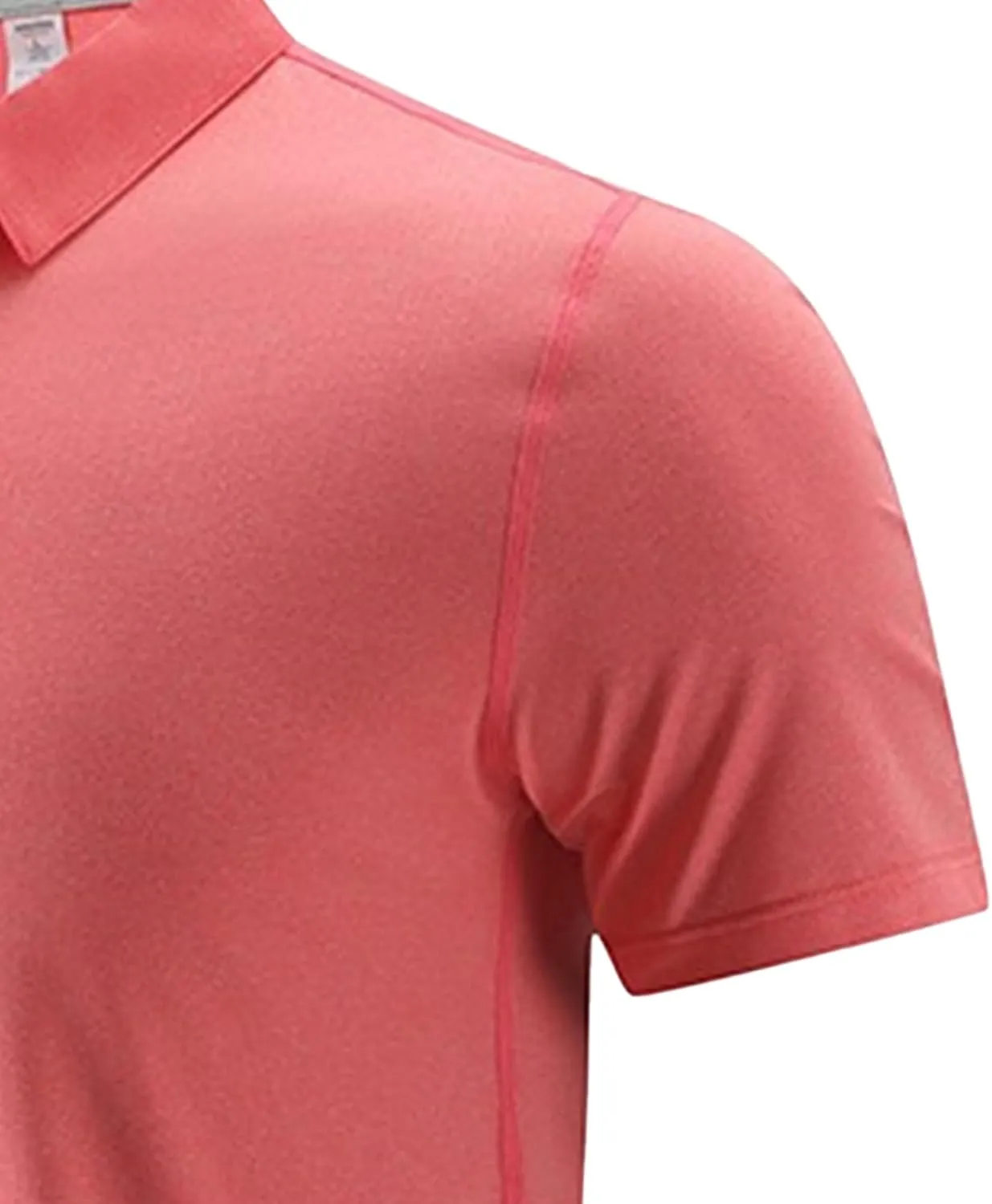 DGHM-JLMY Men's Slim Fit Short Sleeve Polo Shirt Running Lapel Button T-Shirt Cotton Casual Collared Sports Shirts