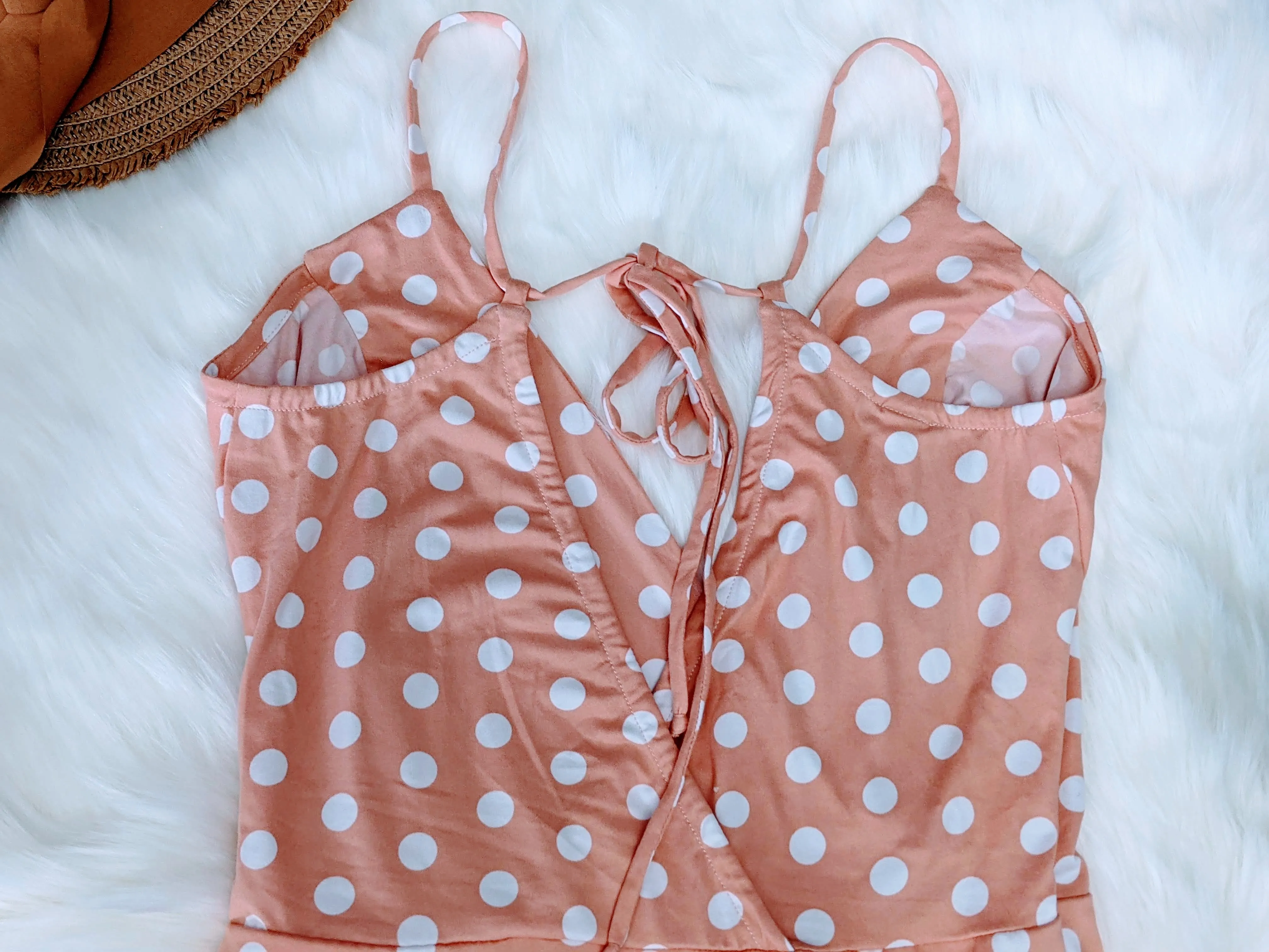 Dots Sleeveless Short Dress
