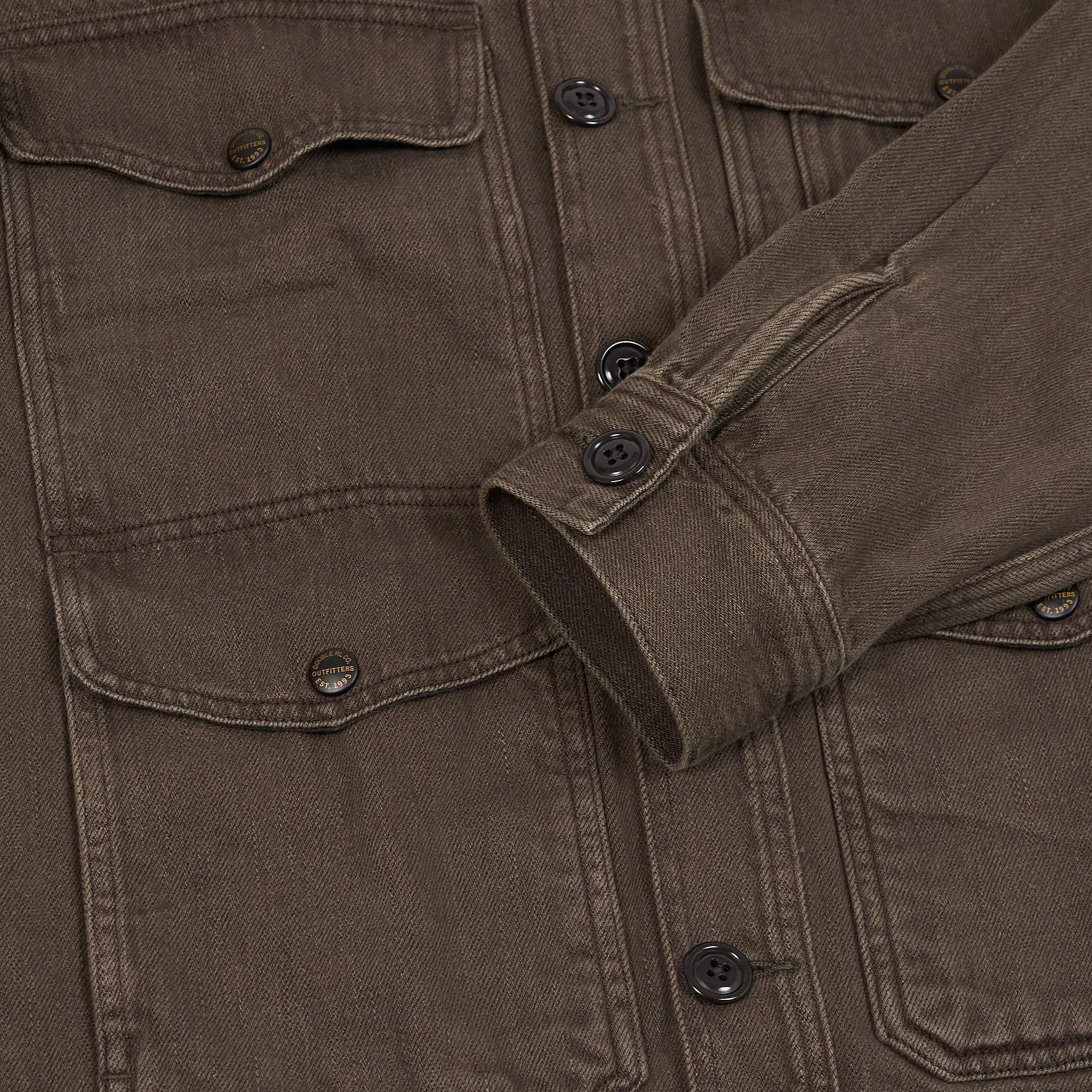 Double RL Cotton Overshirt Jacket