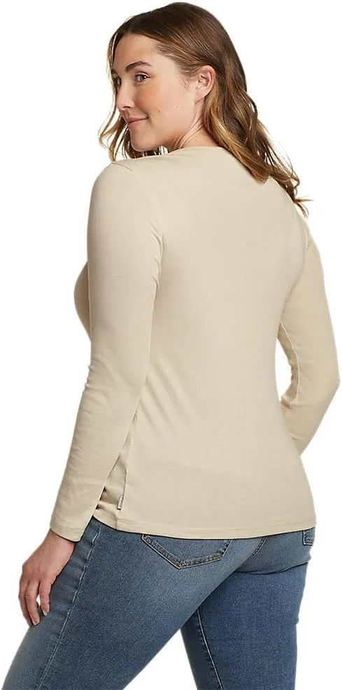 Eddie Bauer Women's Favorite Long-Sleeve Crewneck T-Shirt