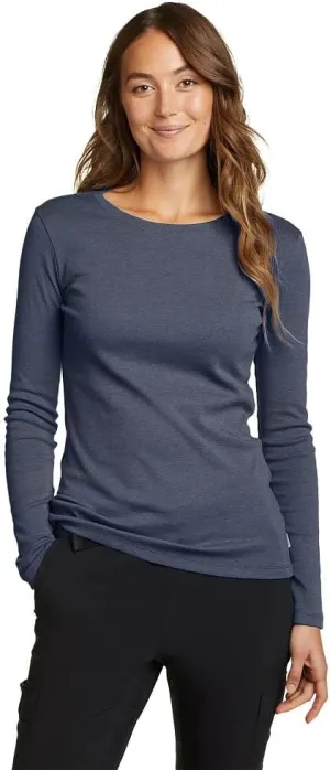 Eddie Bauer Women's Favorite Long-Sleeve Crewneck T-Shirt