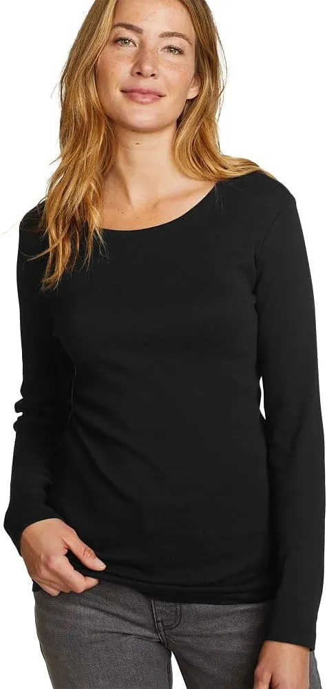 Eddie Bauer Women's Favorite Long-Sleeve Crewneck T-Shirt