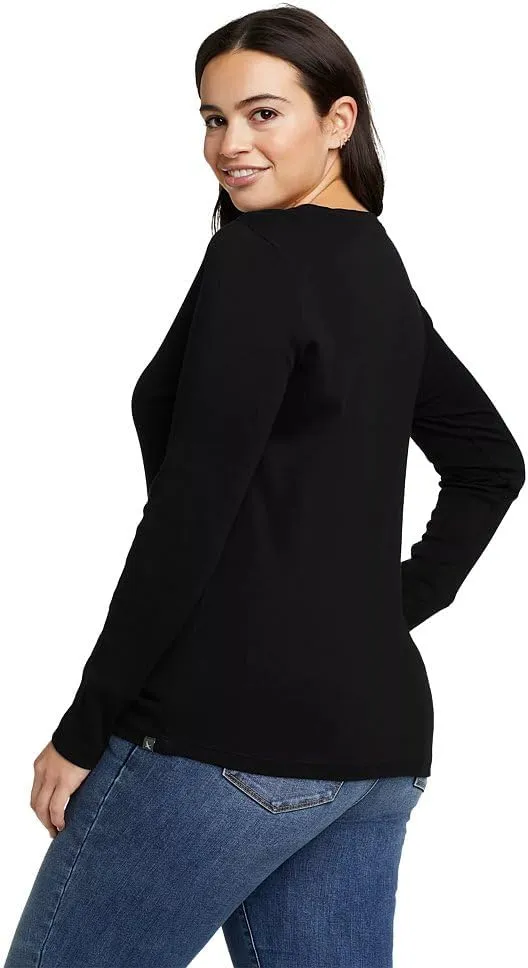 Eddie Bauer Women's Favorite Long-Sleeve Crewneck T-Shirt