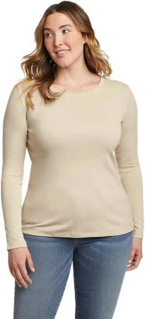 Eddie Bauer Women's Favorite Long-Sleeve Crewneck T-Shirt