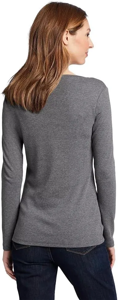 Eddie Bauer Women's Favorite Long-Sleeve Crewneck T-Shirt