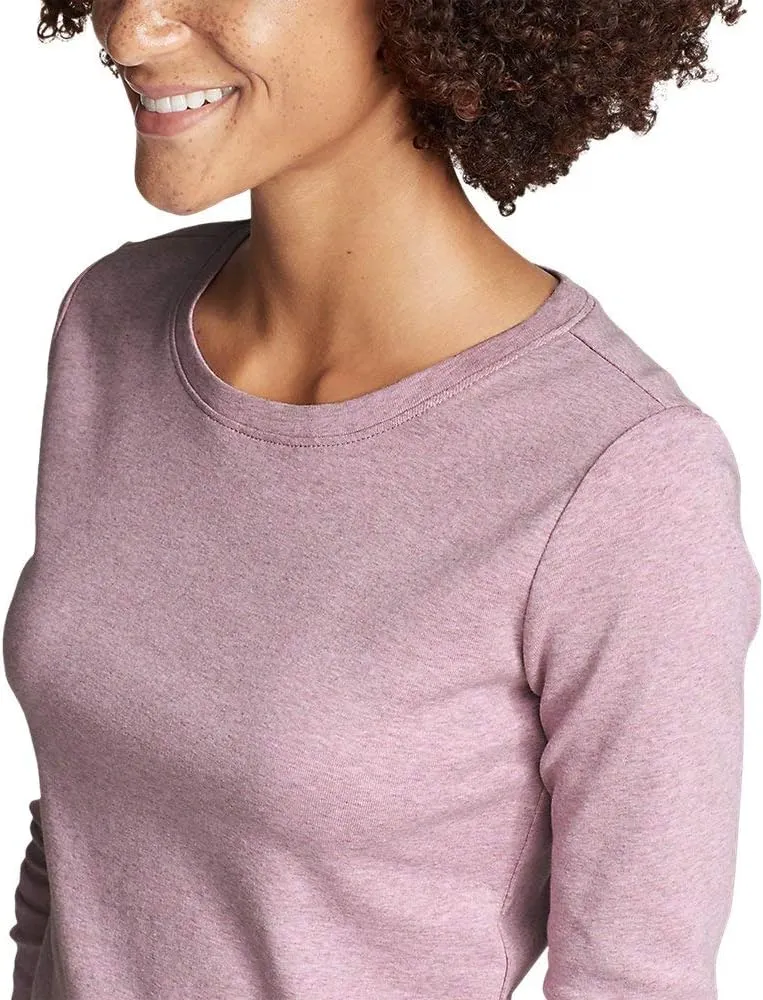 Eddie Bauer Women's Favorite Long-Sleeve Crewneck T-Shirt