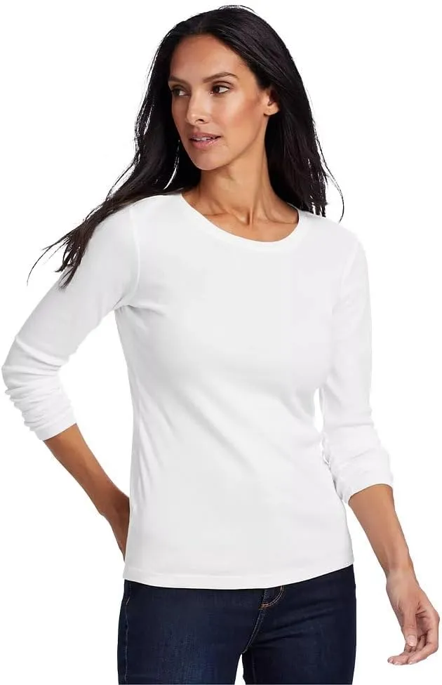 Eddie Bauer Women's Favorite Long-Sleeve Crewneck T-Shirt