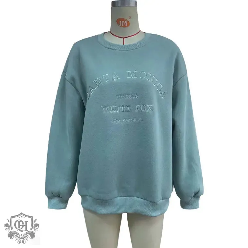 Embroidered Pullover Sweater