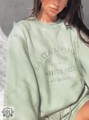 Embroidered Pullover Sweater