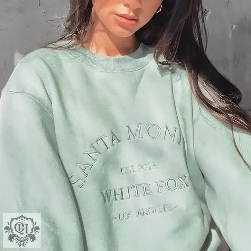 Embroidered Pullover Sweater