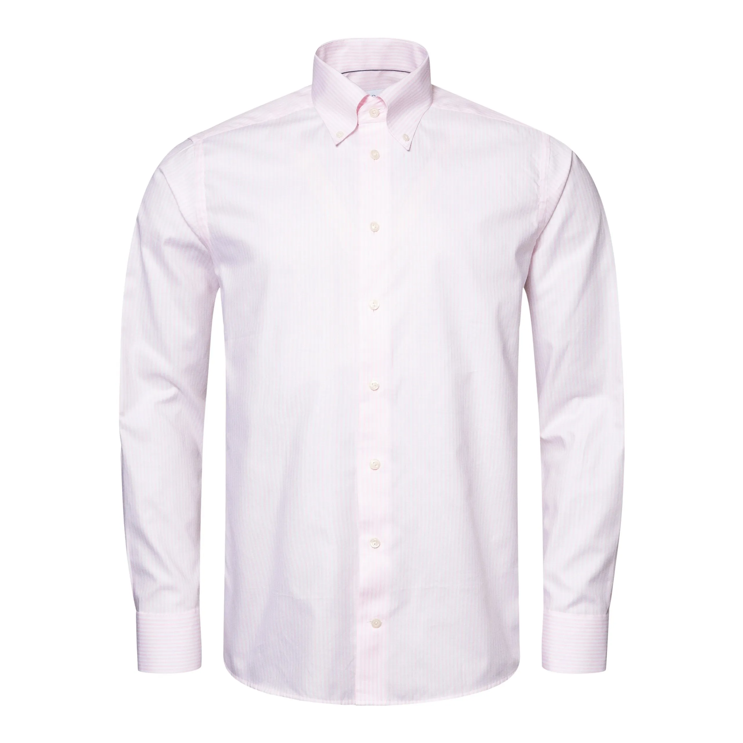 Eton Contemporary Fit  Bengal Striped Oxford Shirt - Pink (Organic)