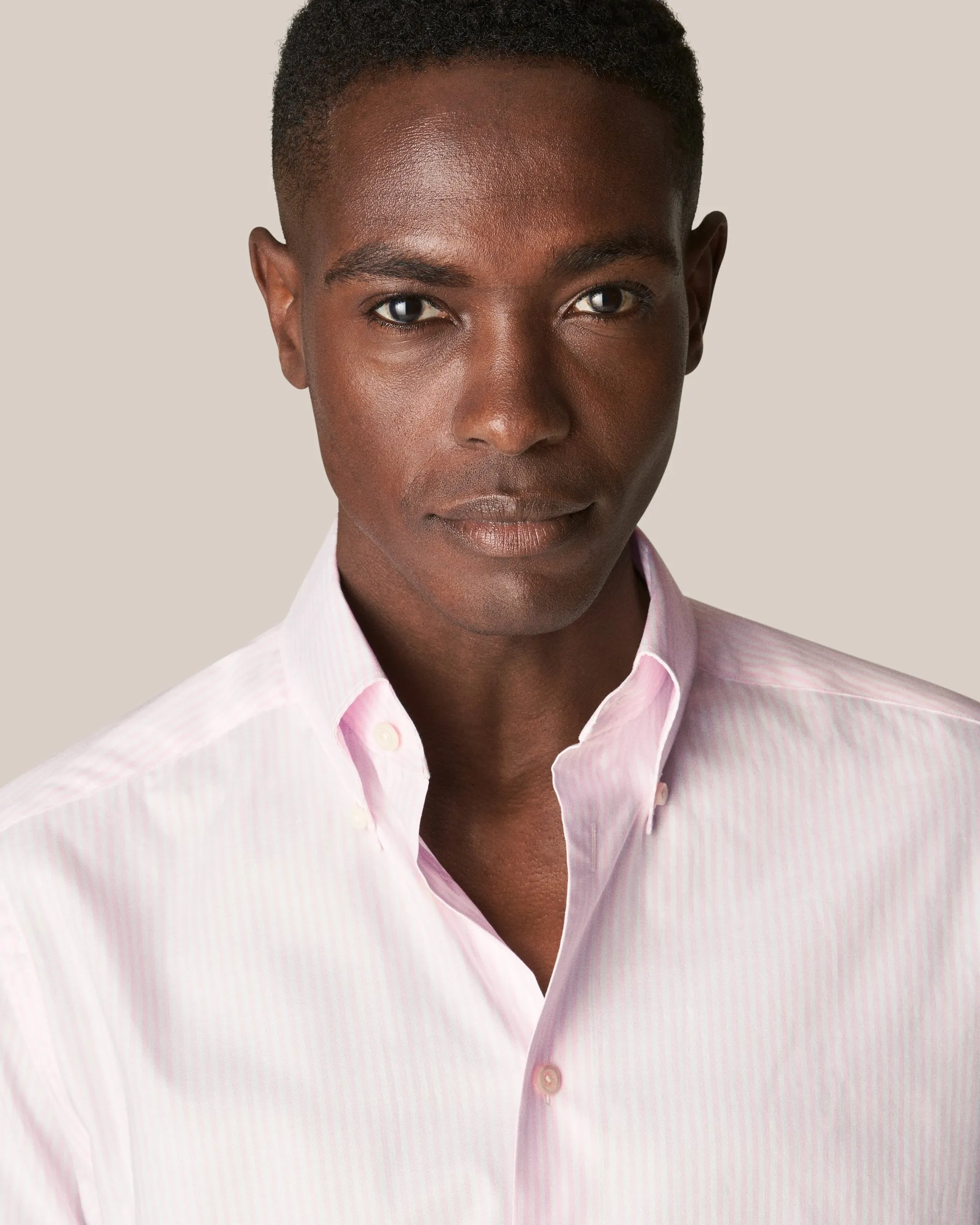 Eton Contemporary Fit  Bengal Striped Oxford Shirt - Pink (Organic)