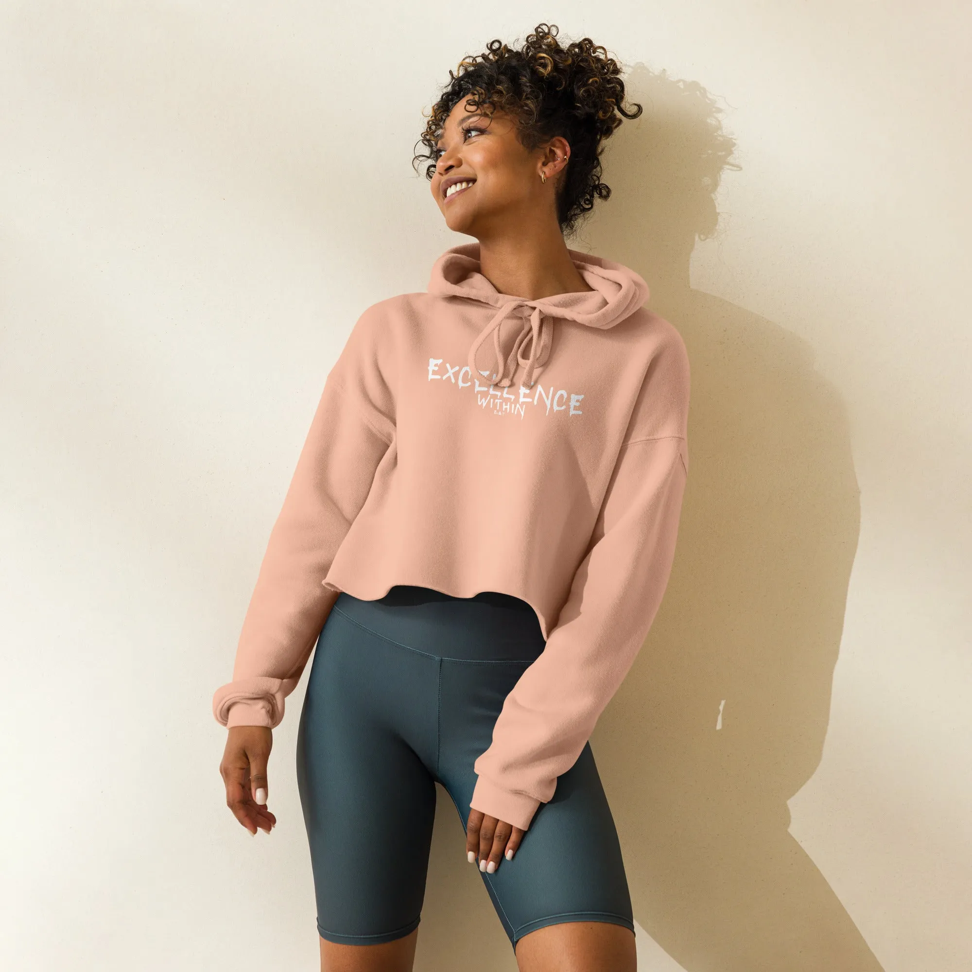 EXCELLENCE WITHIN: Crop Hoodie