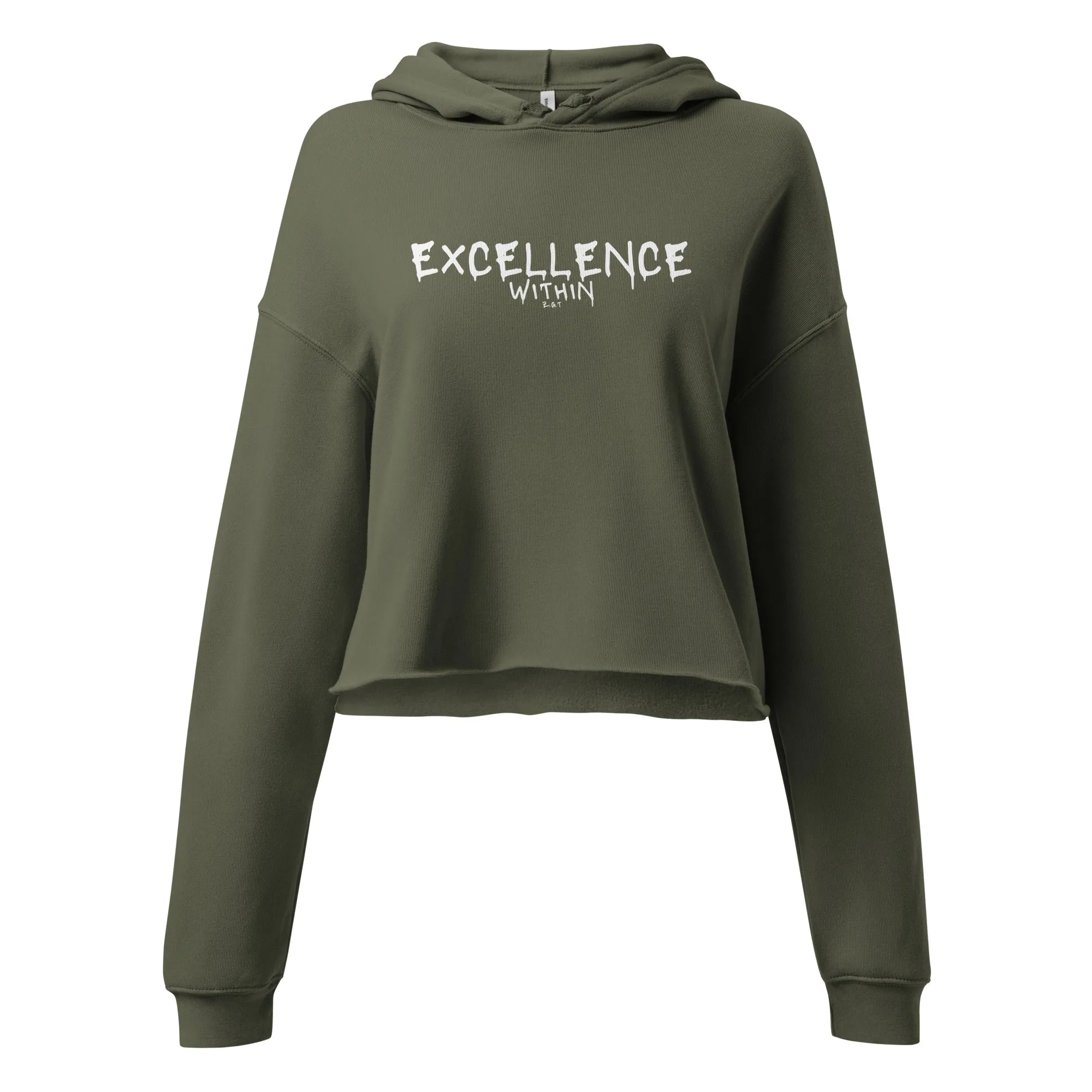 EXCELLENCE WITHIN: Crop Hoodie