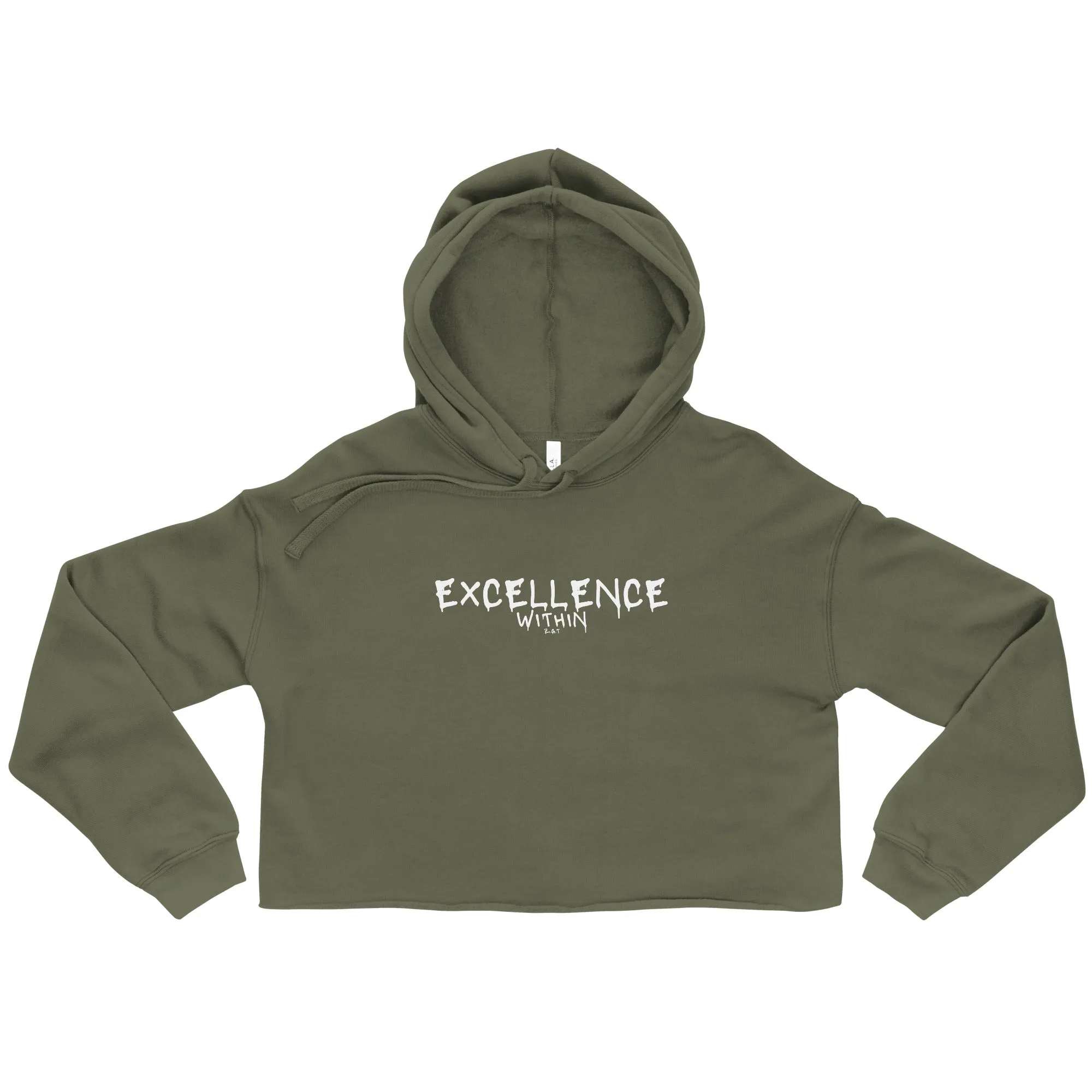 EXCELLENCE WITHIN: Crop Hoodie