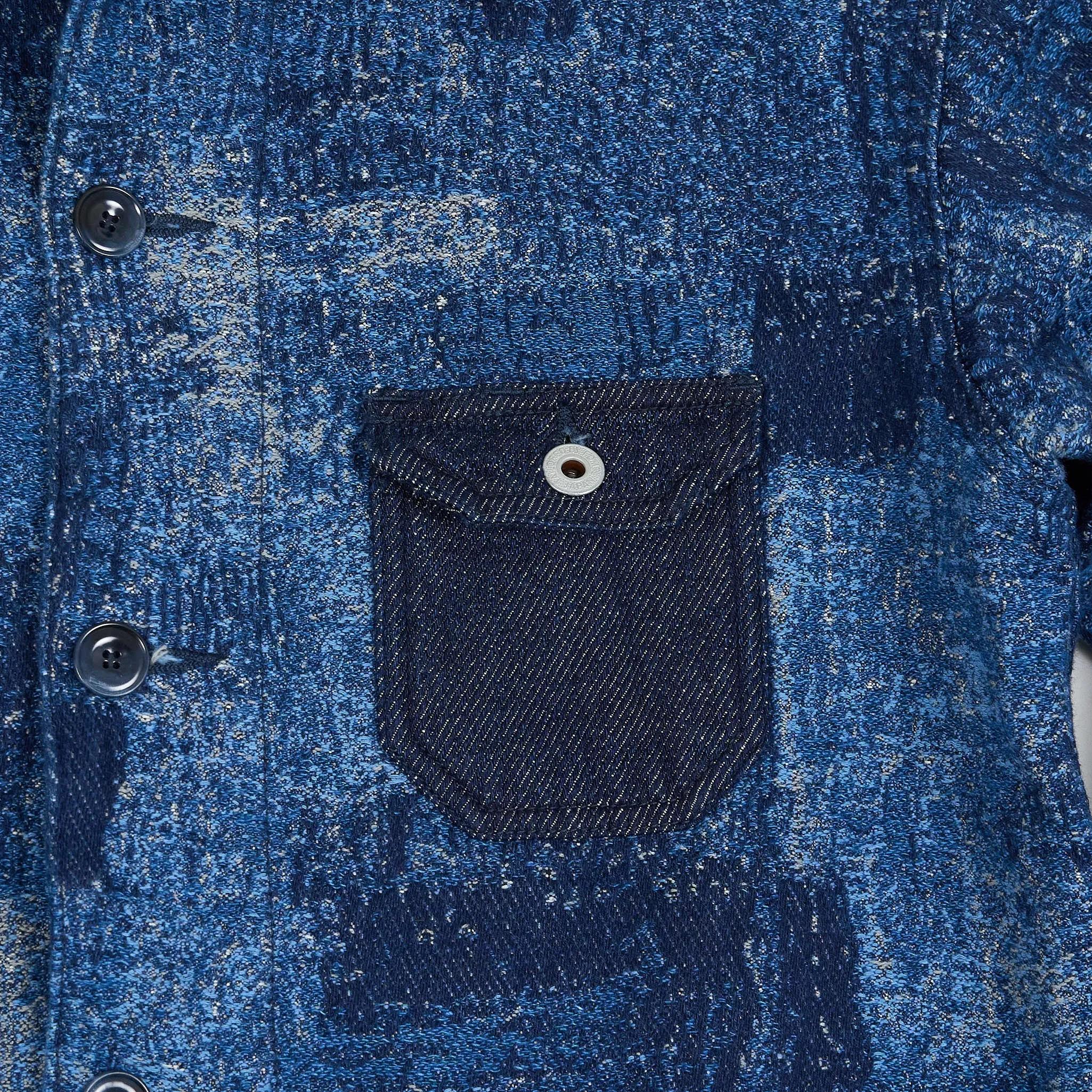 FDMTL Jacquard Boro Patchwork Coverall jacket