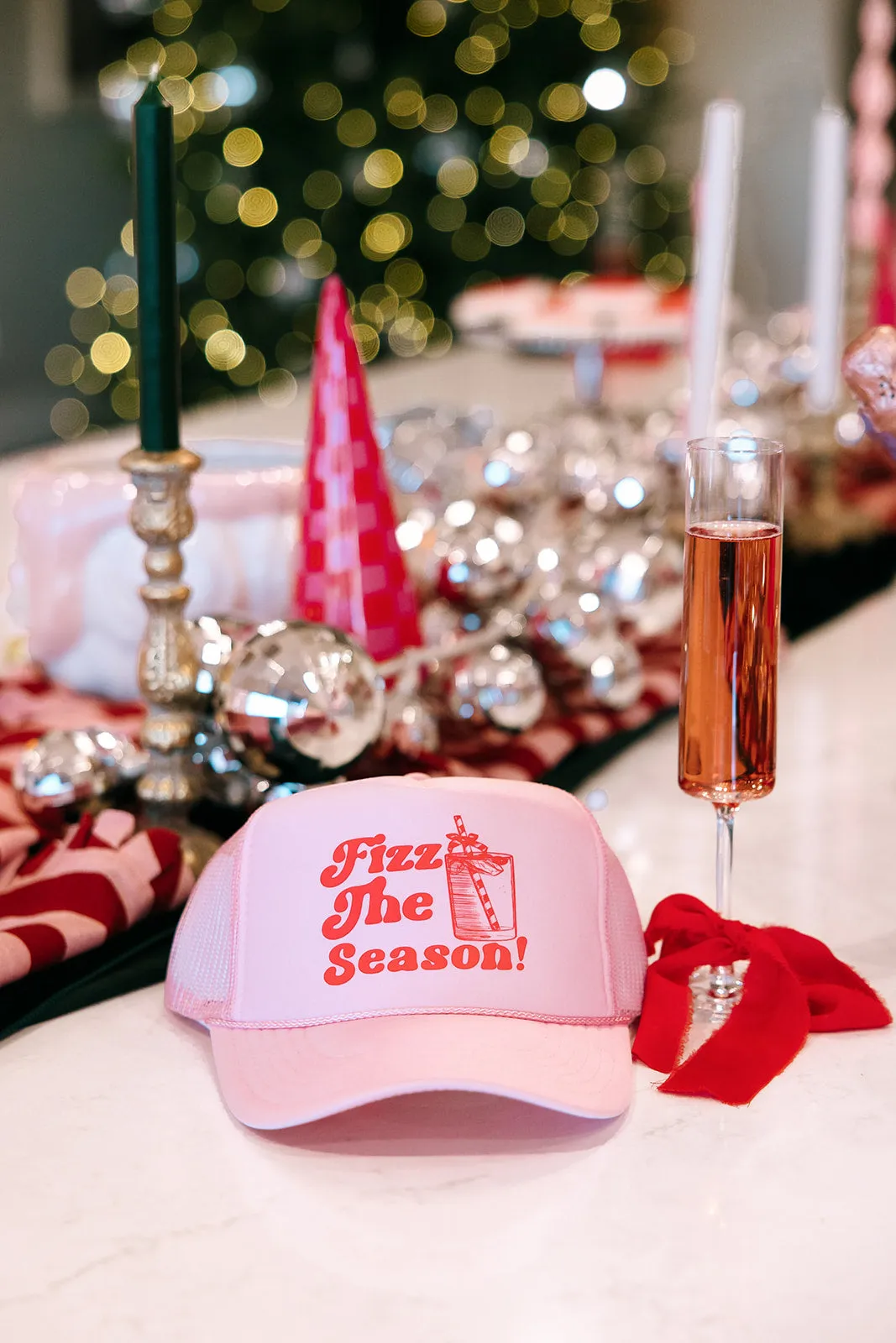 Fizz The Season Trucker Hat- Holiday Shop