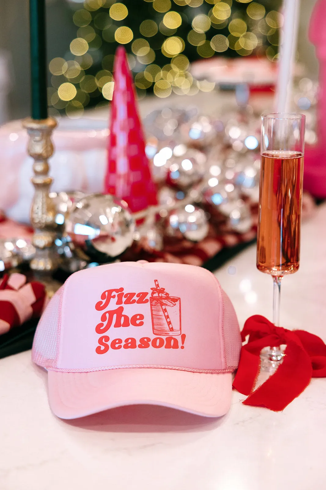 Fizz The Season Trucker Hat- Holiday Shop