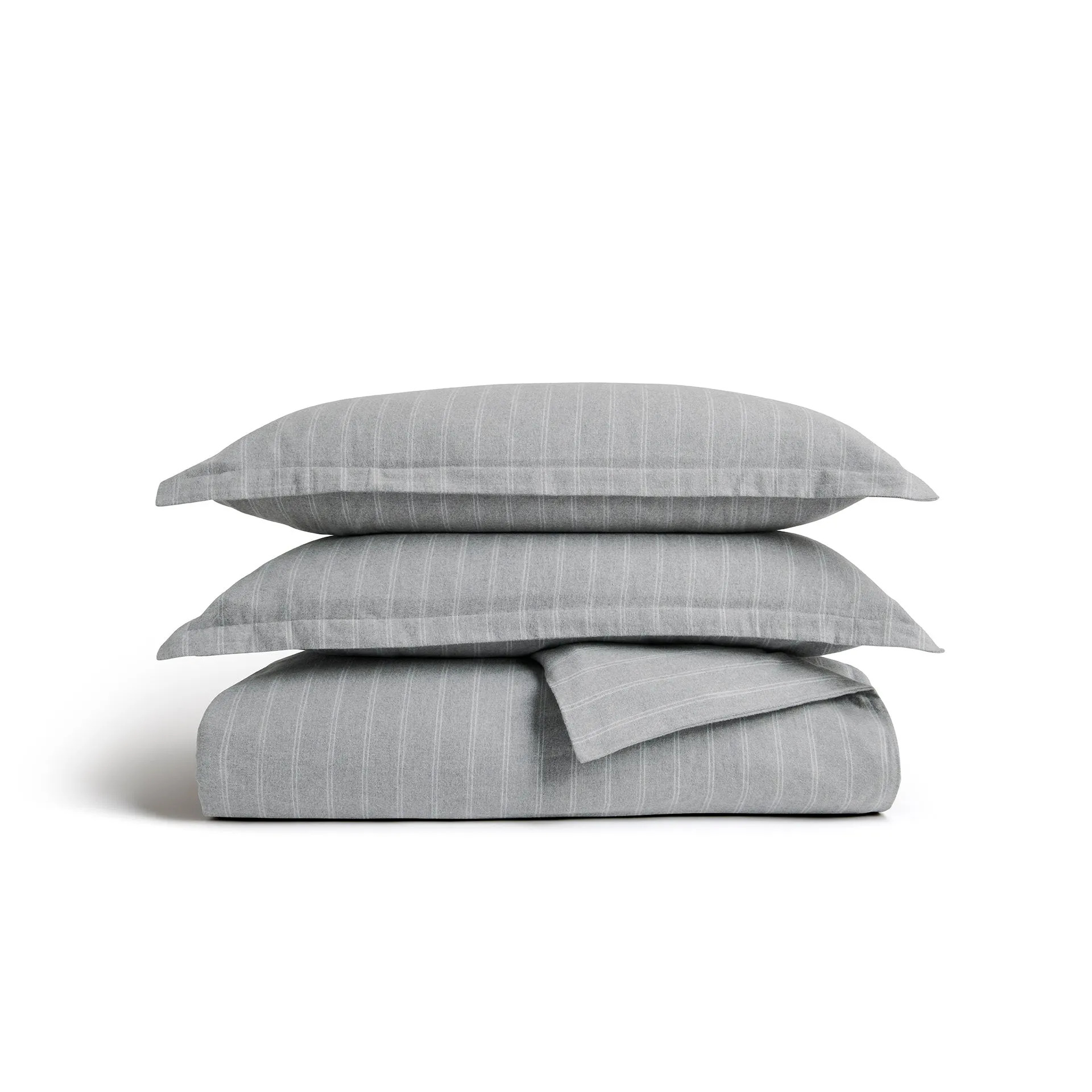Flannel Stripe Duvet Set