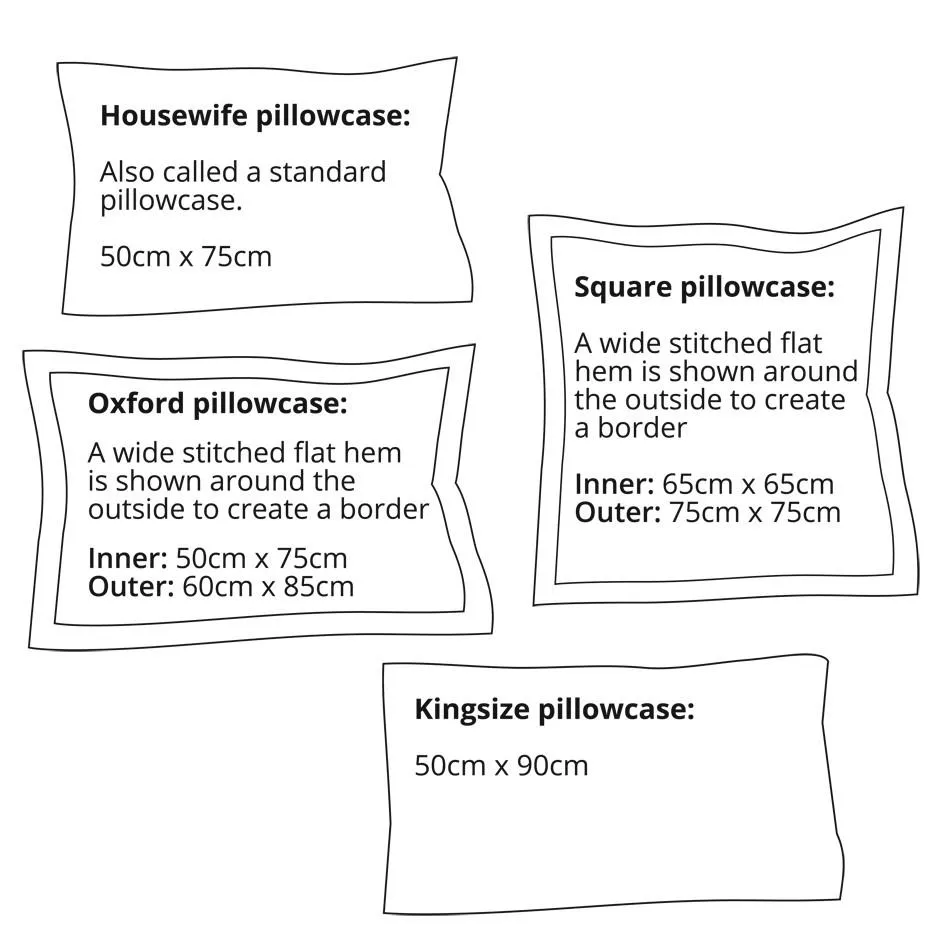 Flax 1000 Thread Count Luxurious Oxford Pillowcase x1