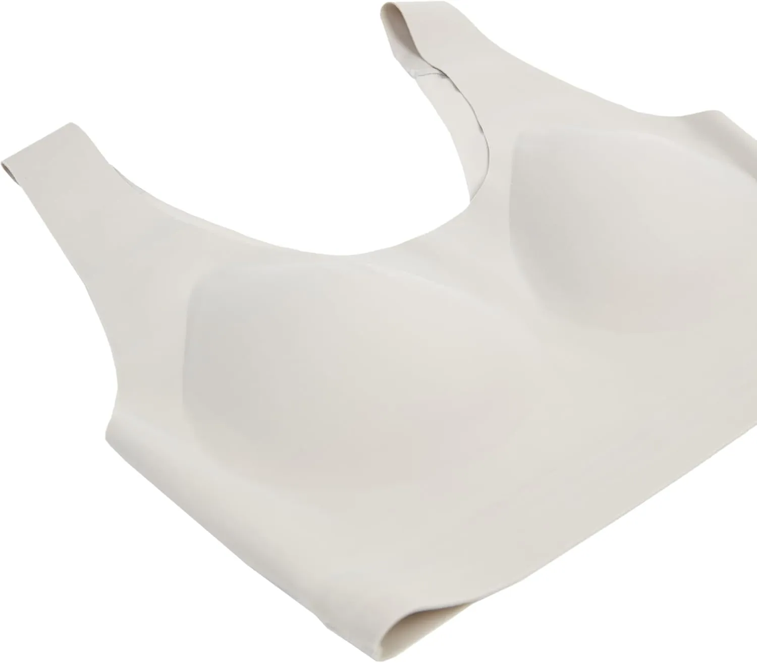 Floatley to The T-Shirt Scoop Neck Bra for Women, Silky Comfort Wirefree Seamless Grip Band Pullover Bra with Removable Pads