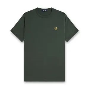 Fred Perry - Ringer T-Shirt in Court Green