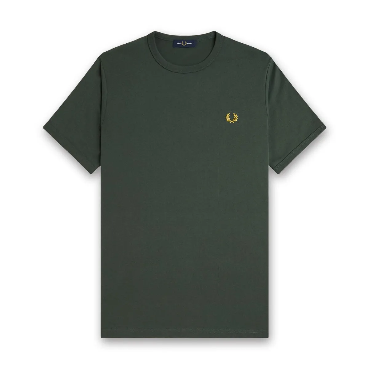 Fred Perry - Ringer T-Shirt in Court Green
