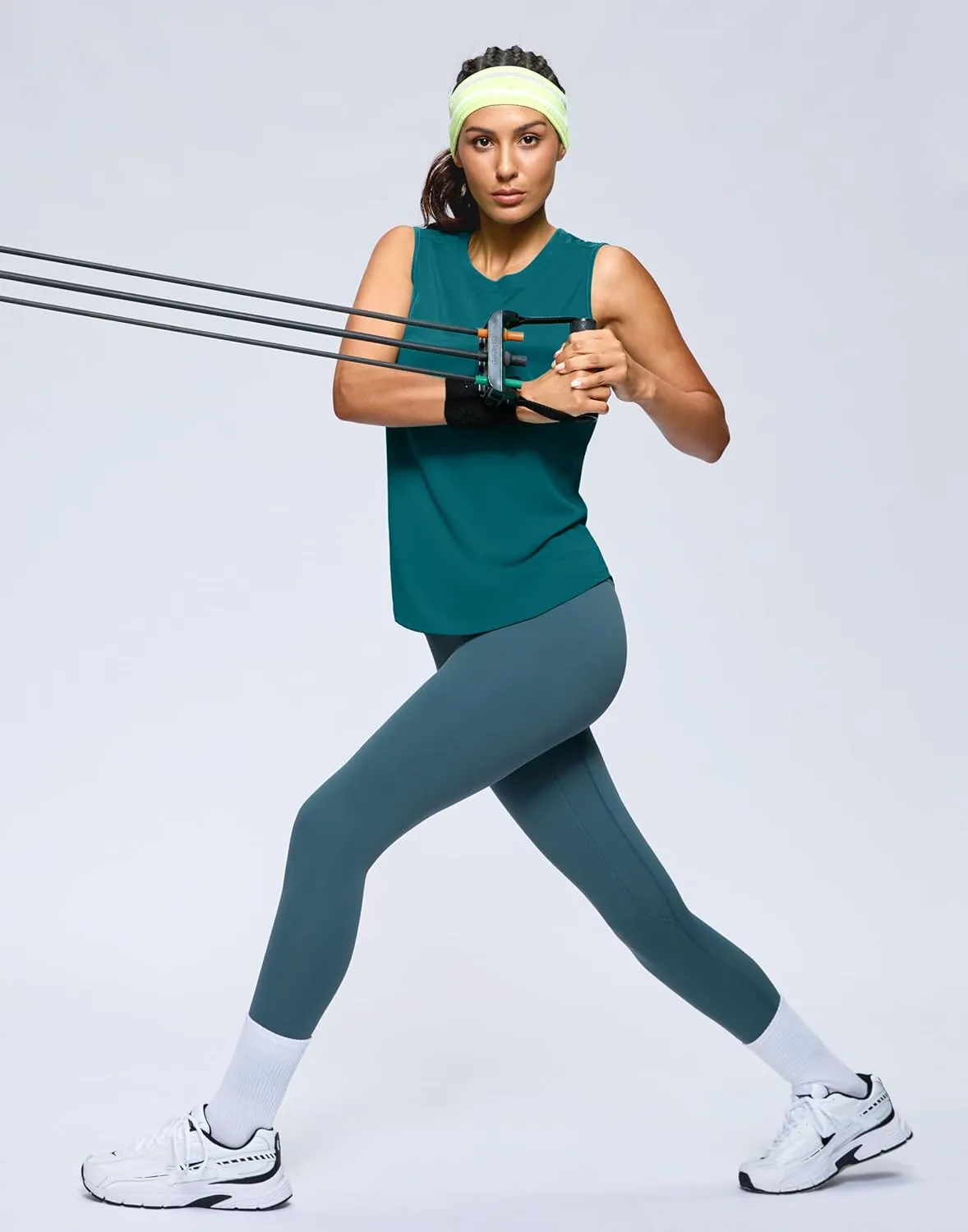 G Gradual Women's Workout Tank Tops Lightweight Sleeveless High Neck Athletic Shirts for Running Gym Tennis Pickleball