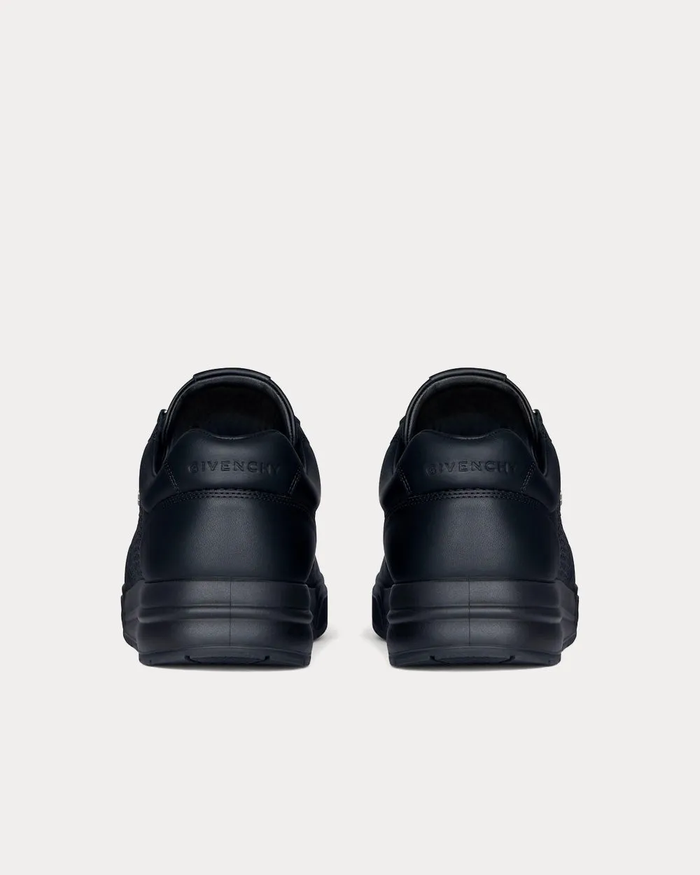 G4 Leather Black Low Top Sneakers