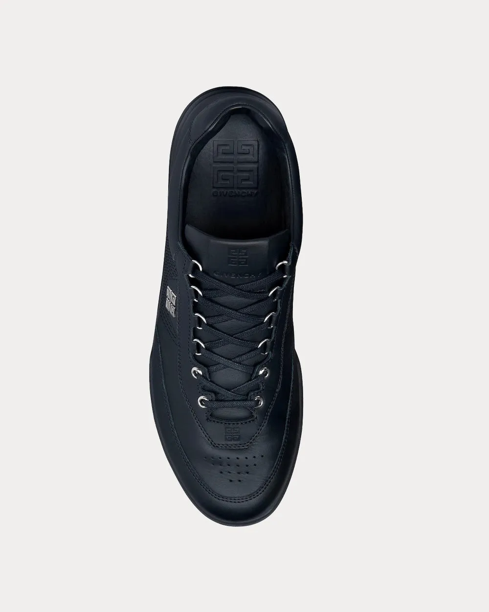G4 Leather Black Low Top Sneakers
