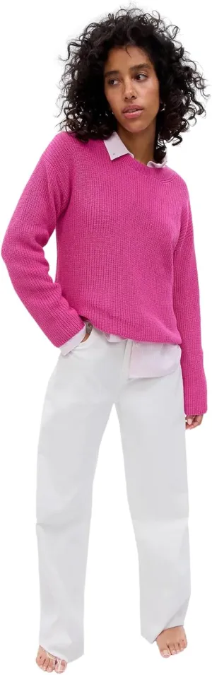 GAP Women's Textured Pullover Sweater