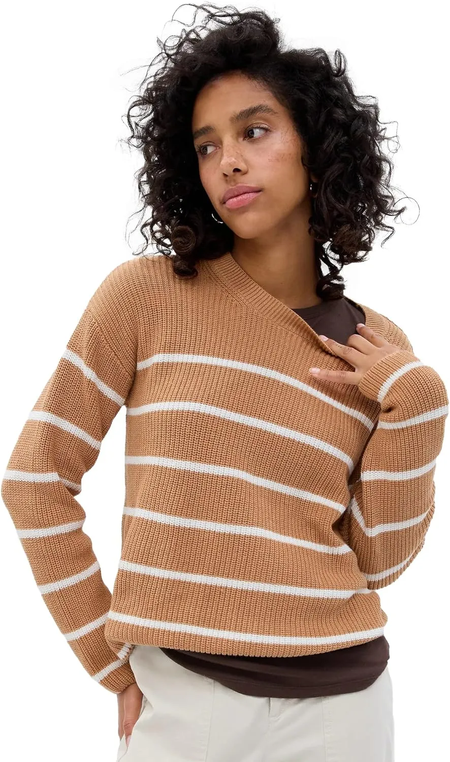 GAP Women's Textured Pullover Sweater