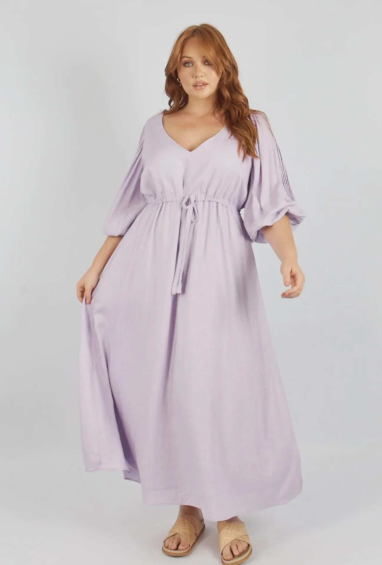Girl And The Sun Cameo Maxi Dress - Lilac