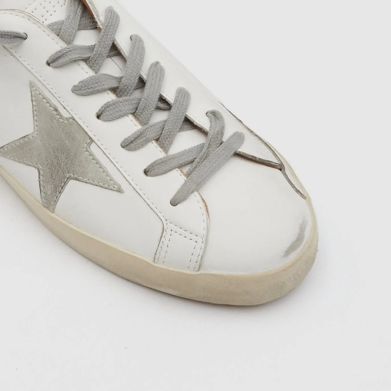 Golden Goose Superstar White Ice Brown Sneakers