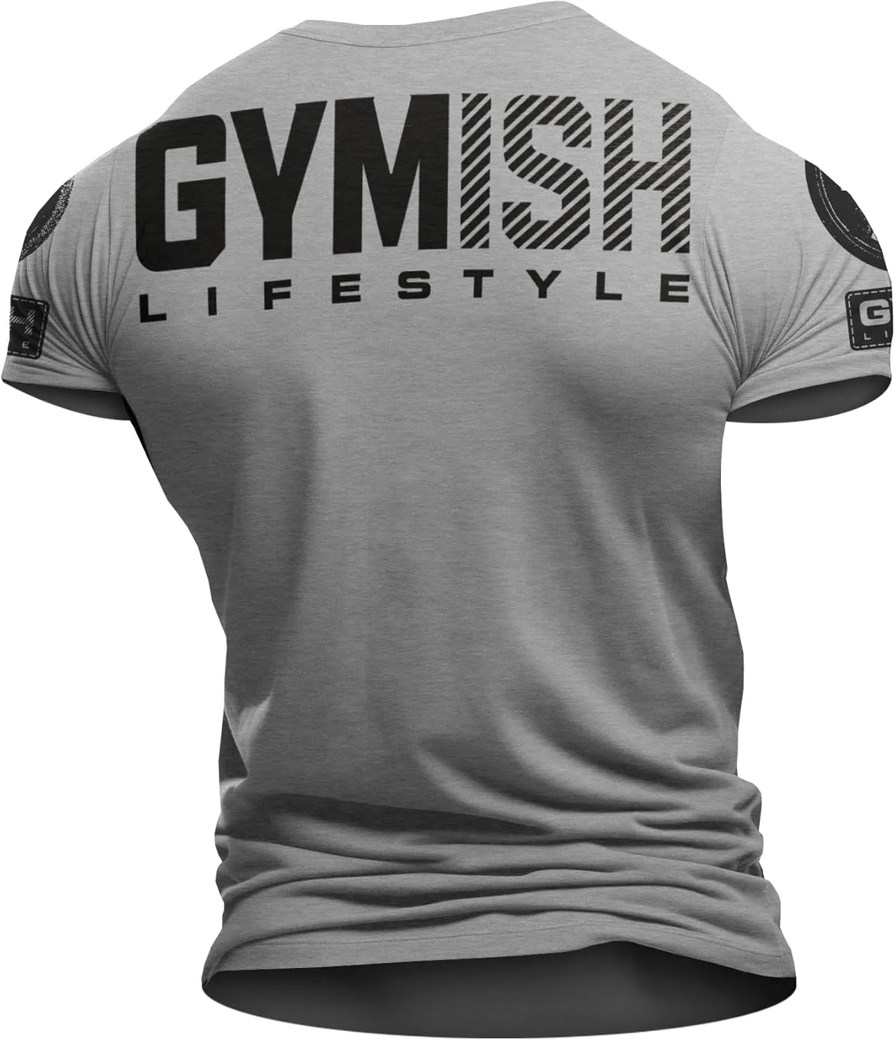 Gymish Lifestyle Gym Workout Shirts Men Motivational Gym T-Shirt Gift for Men