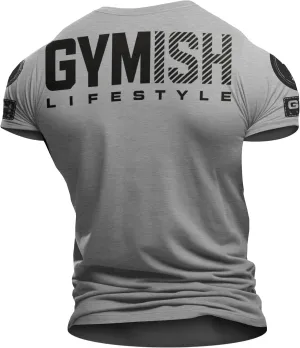 Gymish Lifestyle Gym Workout Shirts Men Motivational Gym T-Shirt Gift for Men