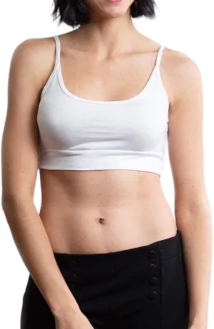 HALFTEE Spaghetti Strap Cami Layering Tee | Demi Cami Crop Tops for Women & Teens | XS-3X