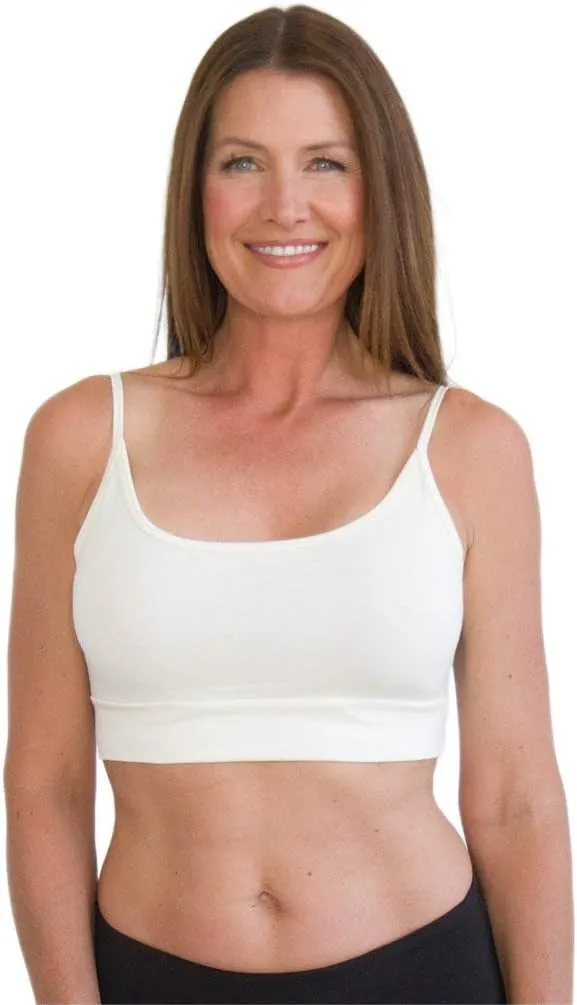 HALFTEE Spaghetti Strap Cami Layering Tee | Demi Cami Crop Tops for Women & Teens | XS-3X