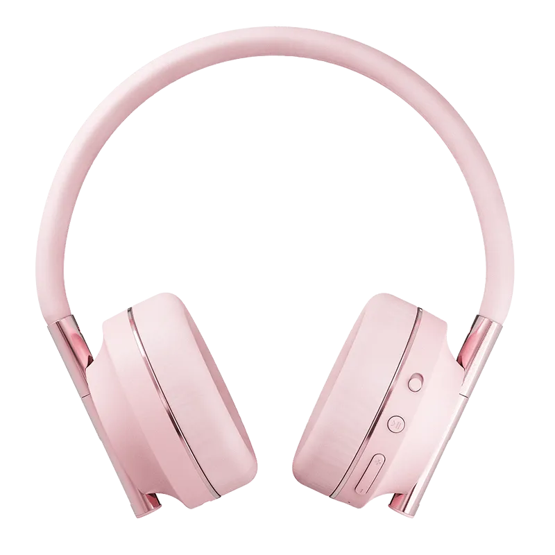 HAPPY PLUGS Play Youth Wireless Headphones - Pink Gold
