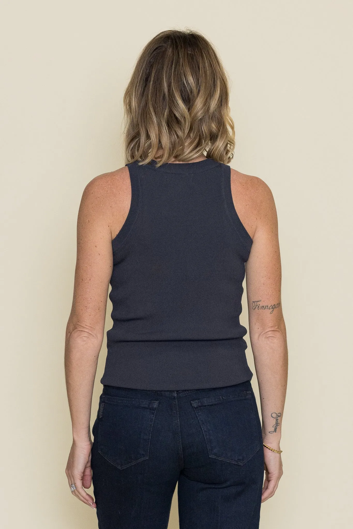 Hazel Ribbed Tank