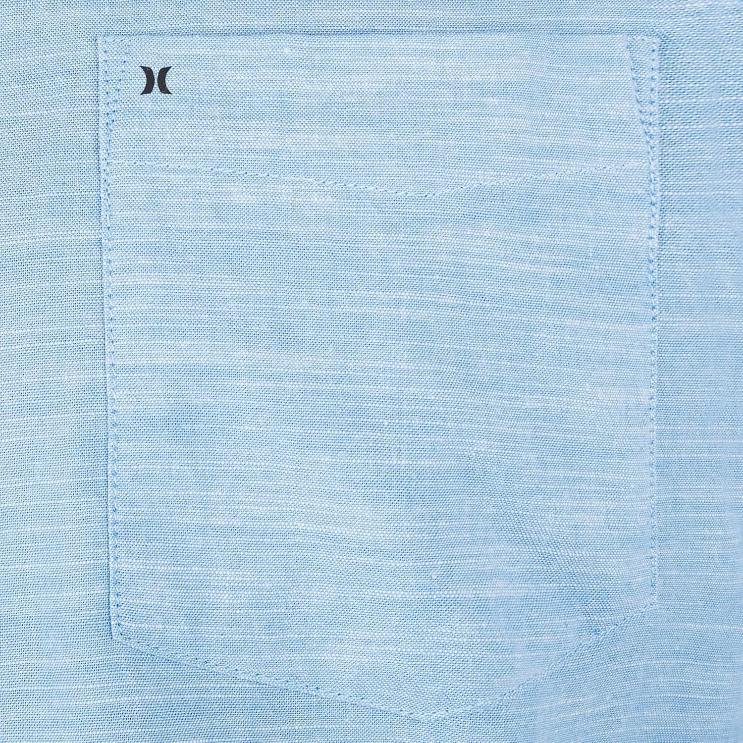 Hurley Men's One and Only Textured Short Sleeve Button Up