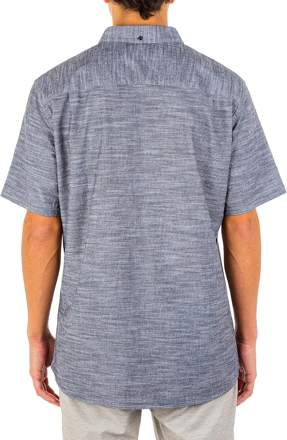 Hurley Men's One and Only Textured Short Sleeve Button Up
